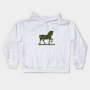 horse walking Kids Hoodie